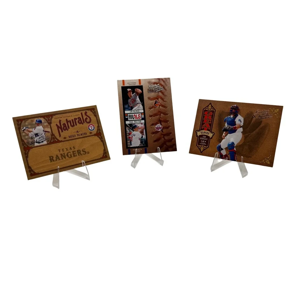 Donruss Leather & Lumber /2000 Palmer Molitor Palmeiro Great Gloves Lot